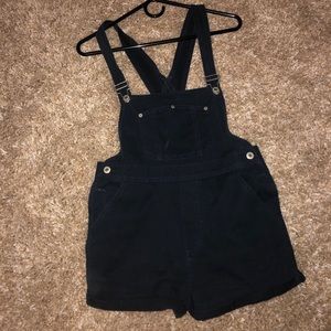 Dark blue mini overalls
